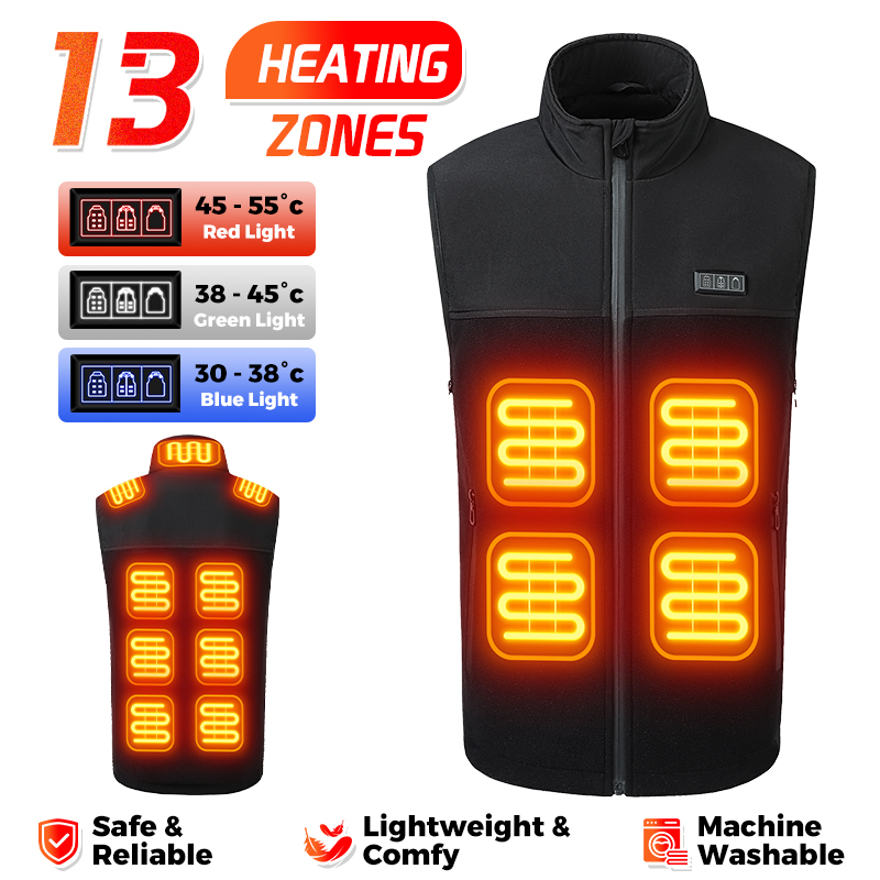 Outdoor Hunting Heater - Full Body Heated Vest 13 Zones