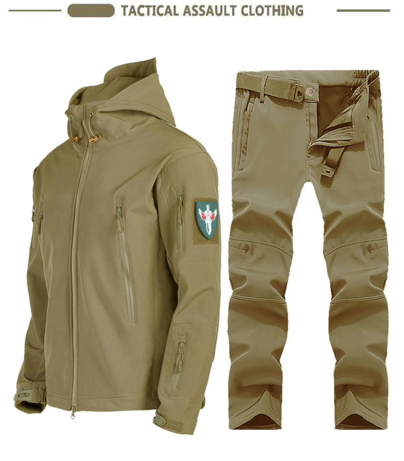 New Soft Shell Tactical Jacket - огляд і ціна Camouflage Hunting Jacket