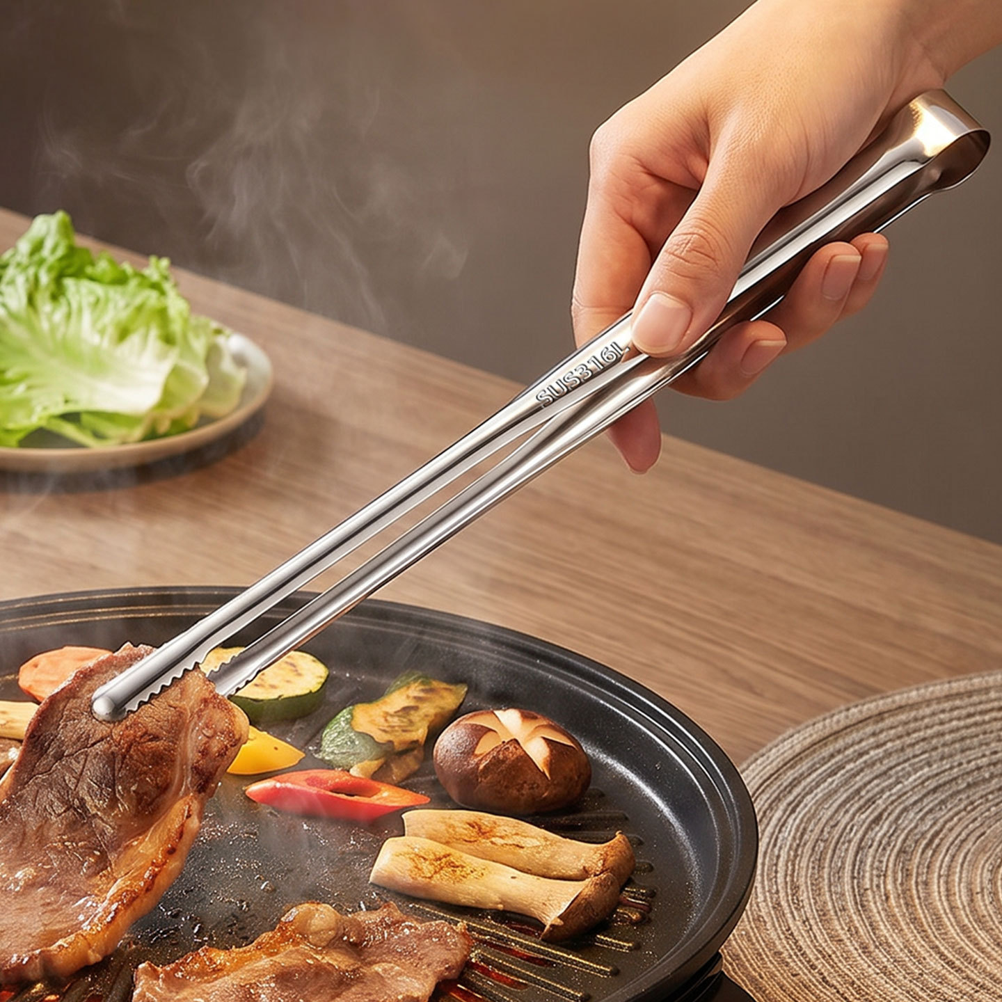 Grill Tongs Meat Culinary Nipp - огляд і ціна Outdoor Hunting Kitchen