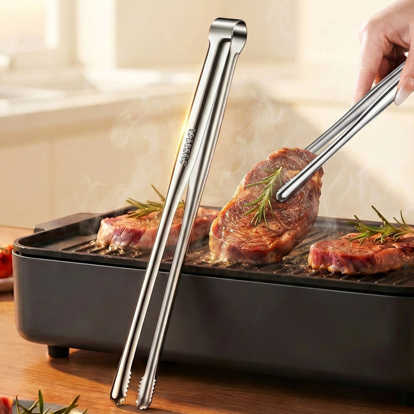 Grill Tongs Meat Culinary Nipp - огляд і ціна Outdoor Hunting Kitchen