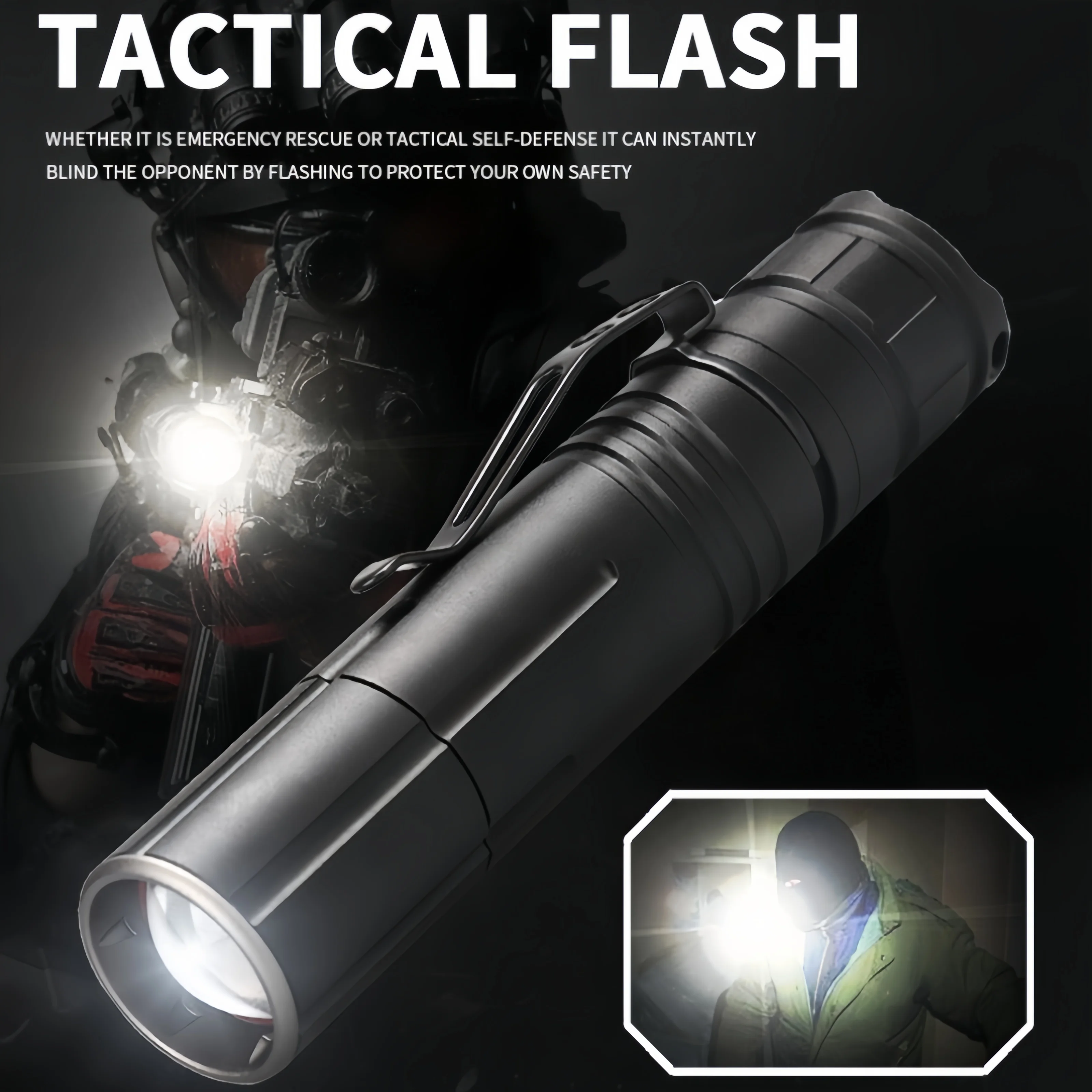 JIASHUAIXIN New XHP50 Zoom Typ - огляд і ціна Tactical Flashlight Rechargeable