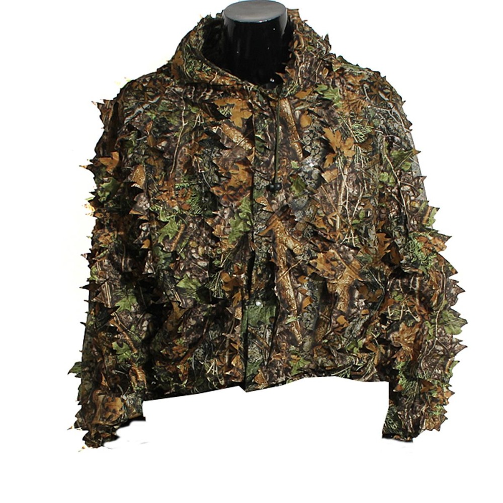 Adult 3D Leaves Bionic Camoufl - огляд і ціна Camouflage Hunting Jacket