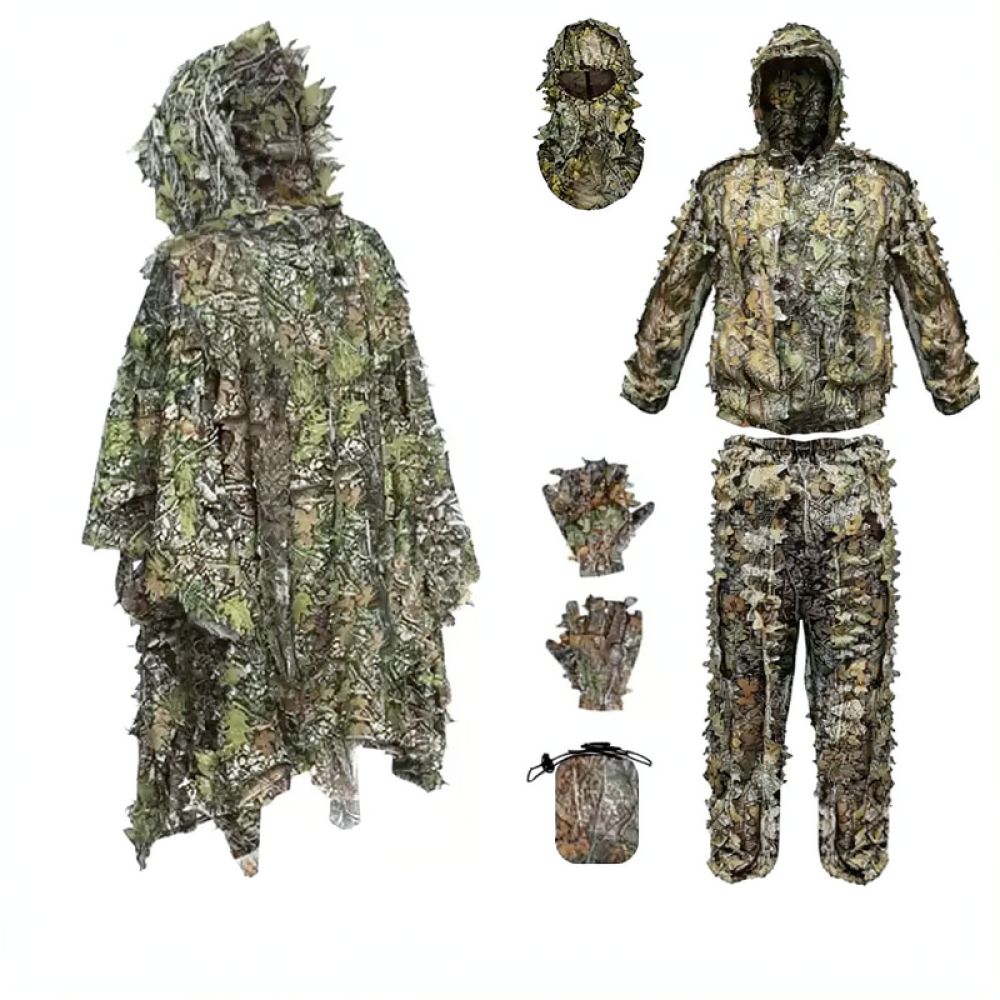 Outdoor 3D Leafy Ghillie Cloak - огляд і ціна Hunting Outdoor Apparel