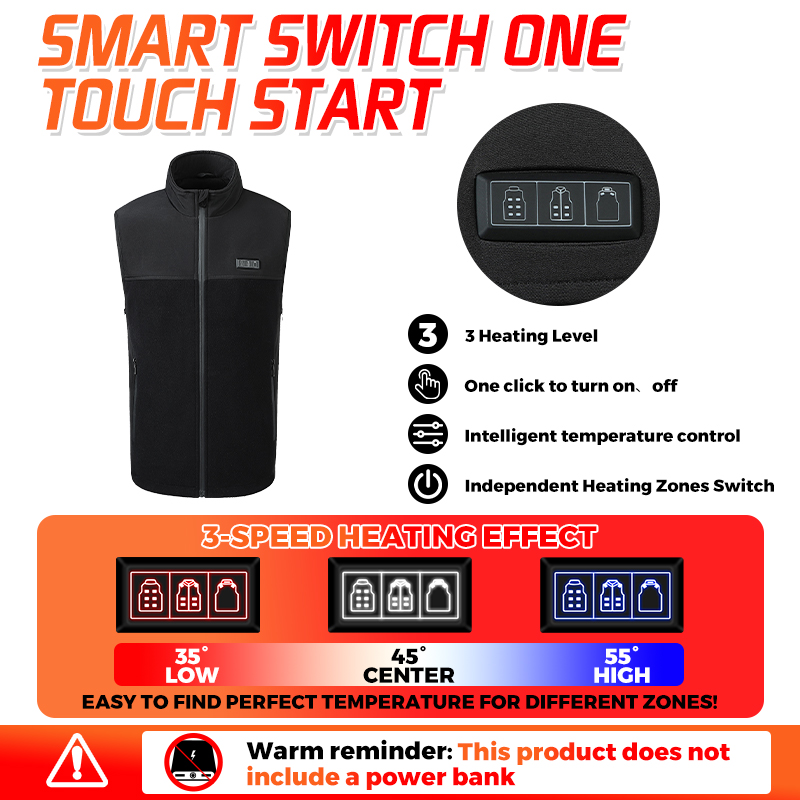 Full Body Heated Vest 13 Zones - огляд і ціна Outdoor Hunting Heater