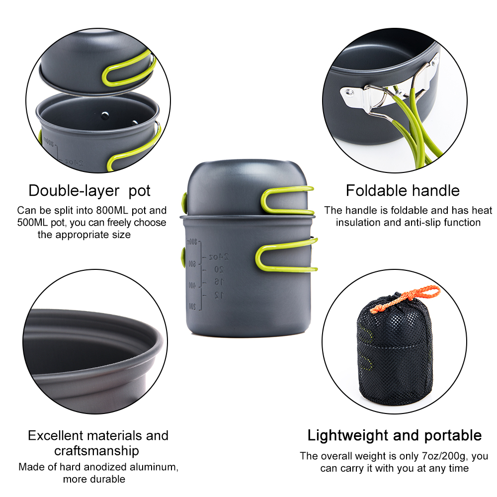 Widesea Ultralight Camping Coo - огляд і ціна Outdoor Hunting Kitchen