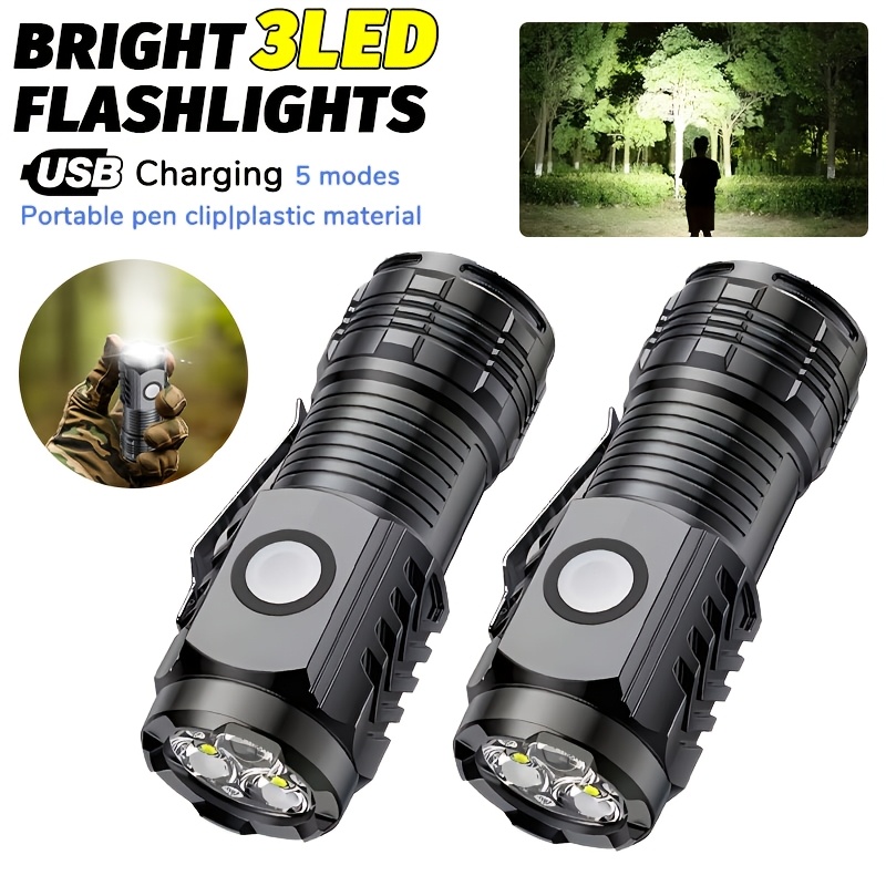 Portable Mini LED Handheld Fla - огляд і ціна Tactical Flashlight Rechargeable