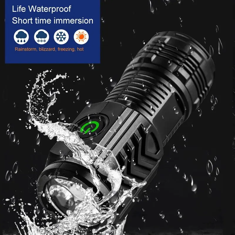 Portable Mini LED Handheld Fla - огляд і ціна Tactical Flashlight Rechargeable
