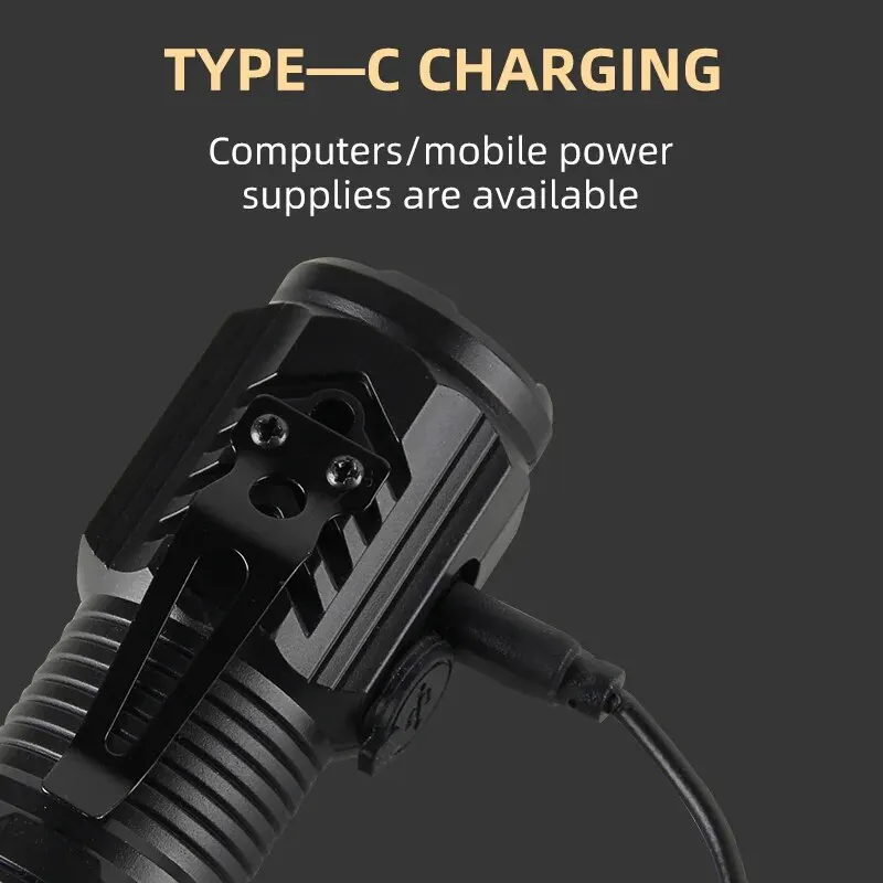 Portable Mini LED Handheld Fla - огляд і ціна Tactical Flashlight Rechargeable