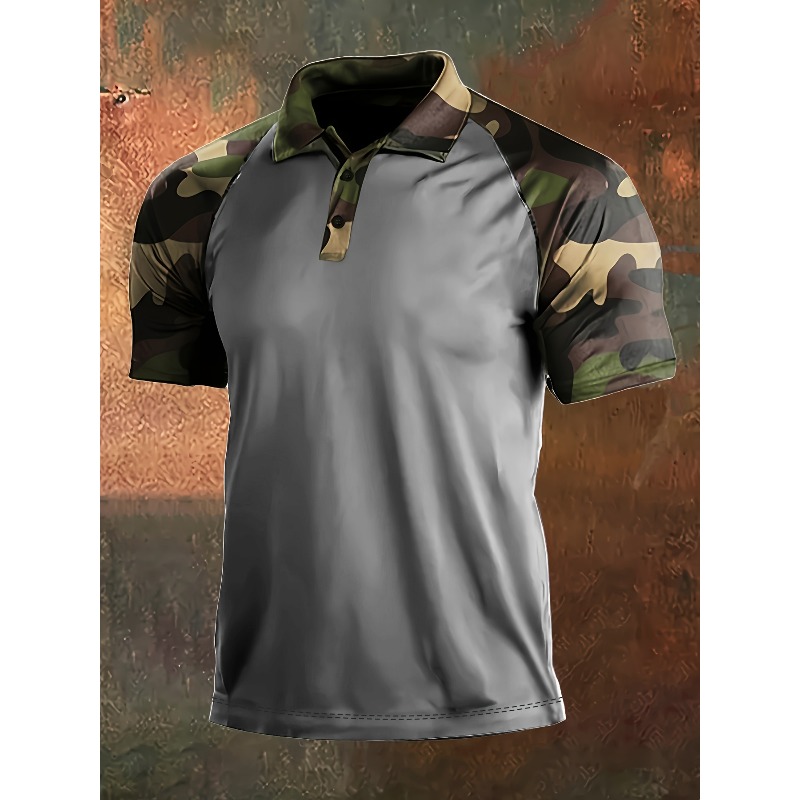 Men's Tactical Camo Polo Shirt - огляд і ціна Hunting Outdoor Apparel