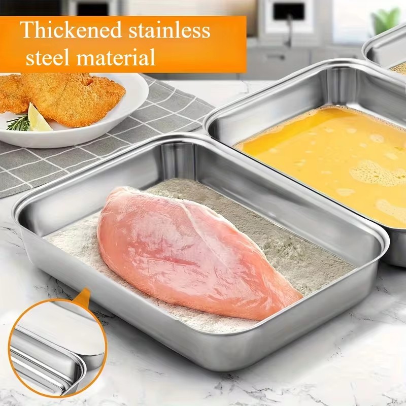 3-Piece Stainless Steel Food S - огляд і ціна Outdoor Hunting Kitchen