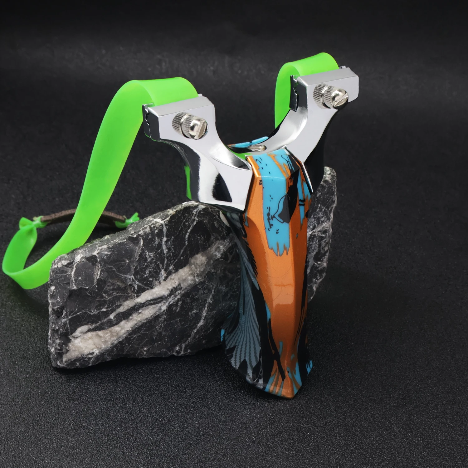 Aluminum Alloy Slingshot Wood  - огляд і ціна Outdoor Hunting Launcher