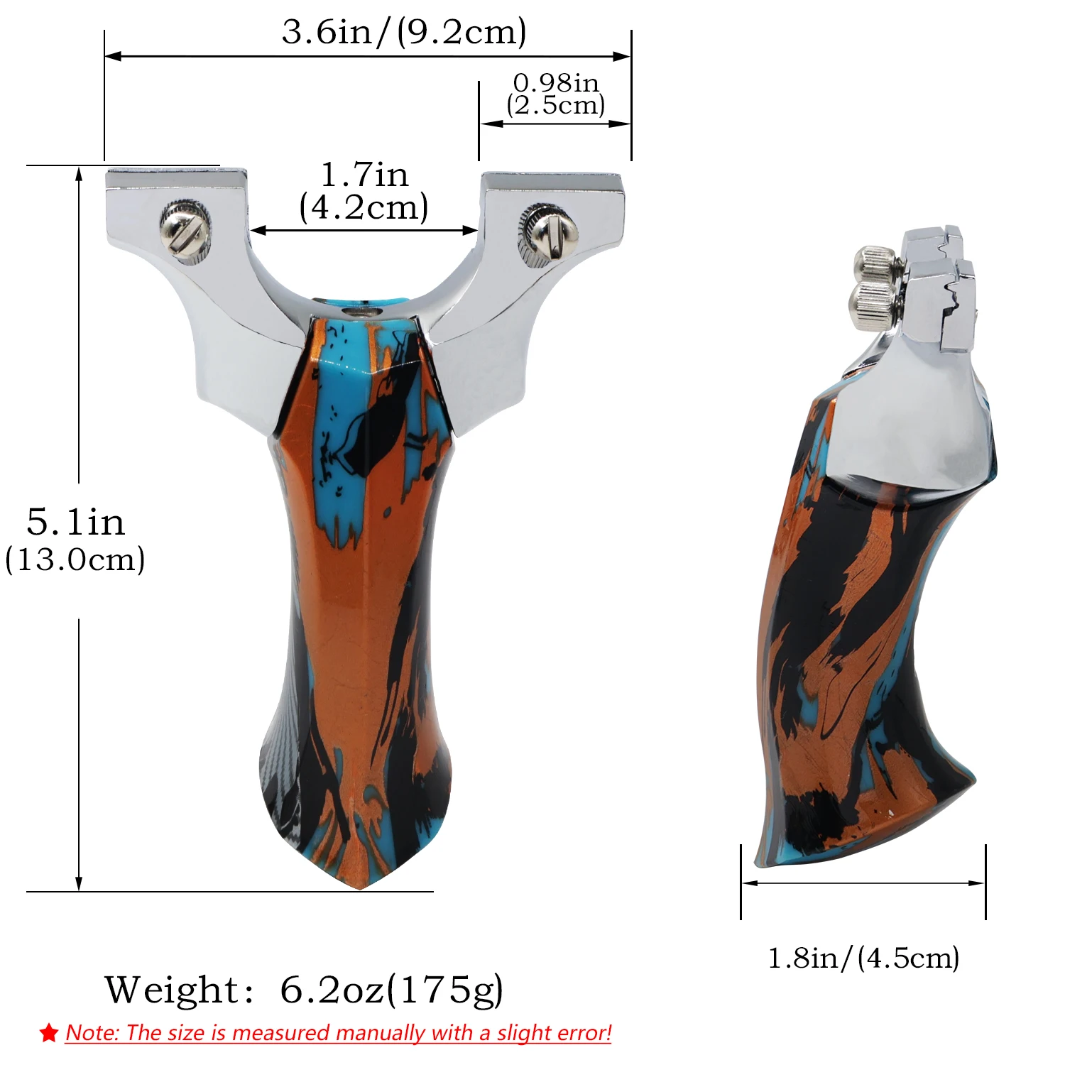 Aluminum Alloy Slingshot Wood  - огляд і ціна Outdoor Hunting Launcher