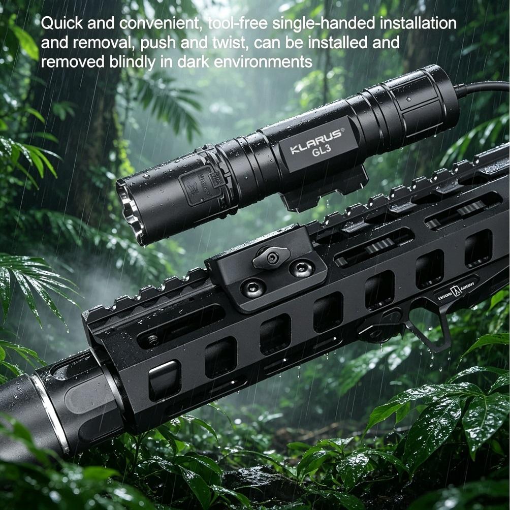 Klarus GL3 Tactical Flashlight - огляд і ціна Tactical Flashlight Rechargeable