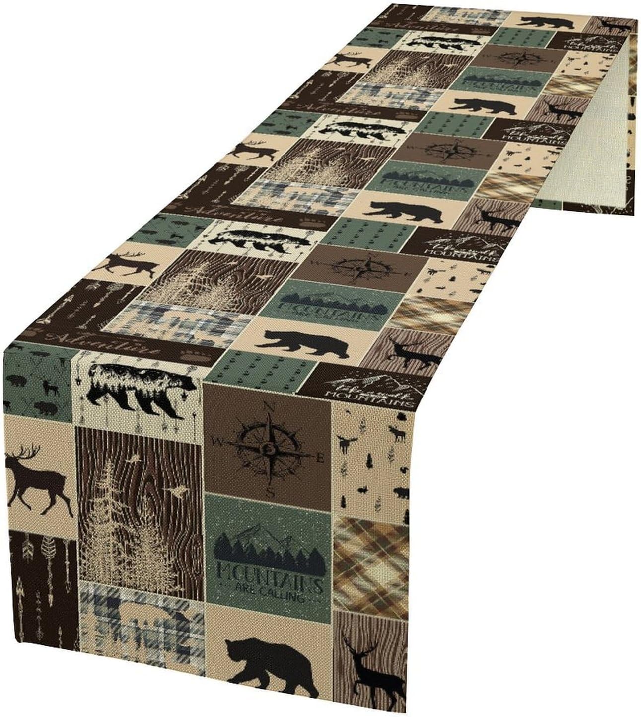 Rustic Farmhouse Deer Bear Tab - огляд і ціна Outdoor Hunting Table