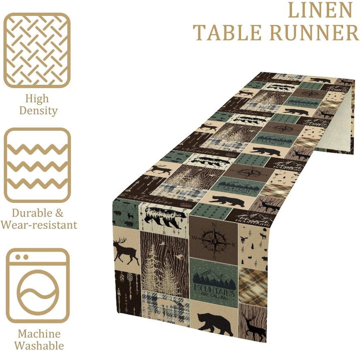 Rustic Farmhouse Deer Bear Tab - огляд і ціна Outdoor Hunting Table