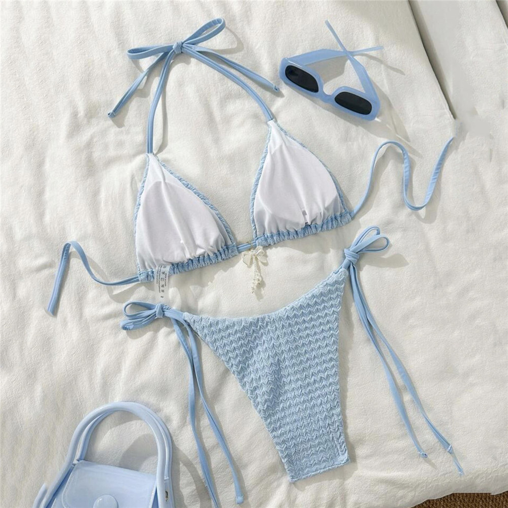 Sky Blue Bead Bow Swimwear Hal - огляд і ціна Bow Stringer Tool